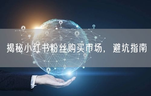 揭秘小红书粉丝购买市场，避坑指南