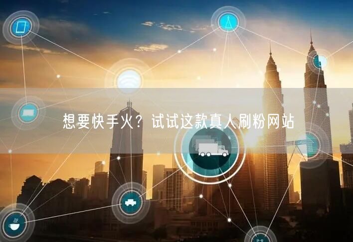 想要快手火？试试这款真人刷粉网站