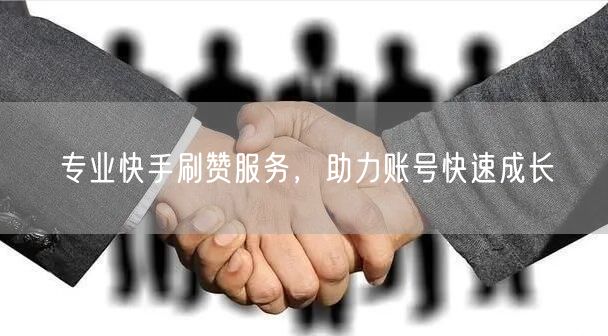 专业快手刷赞服务，助力账号快速成长