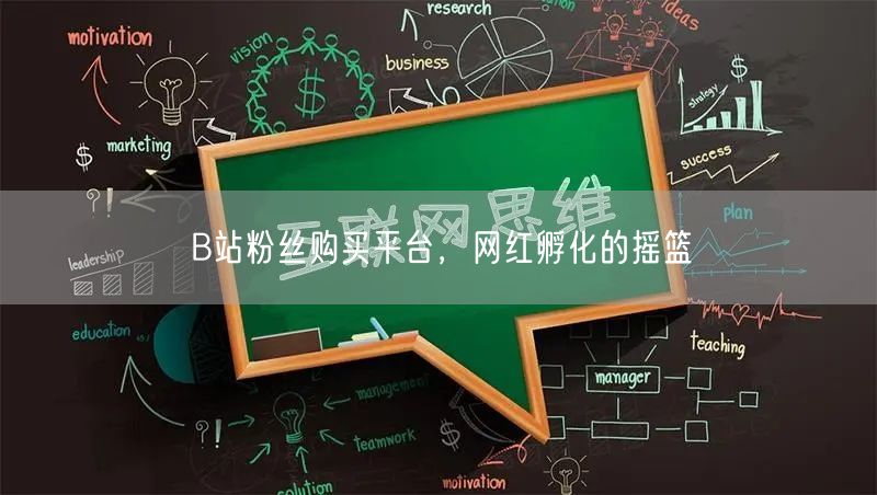 B站粉丝购买平台，网红孵化的摇篮